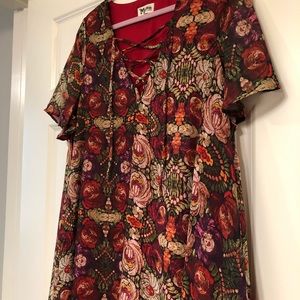 Show Me Your Mumu Lace-Up Kylie Mini Dress